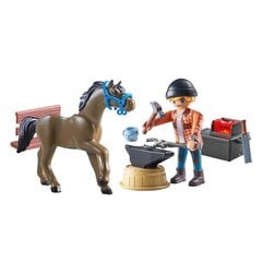 71357 Playmobil® Horses Of Waterfall Farrier Ben and Achilles hind ja info | Klotsid ja konstruktorid | kaup24.ee