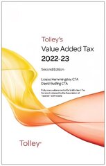 Tolley's Value Added Tax 2022-2023, Second edition hind ja info | Majandusalased raamatud | kaup24.ee