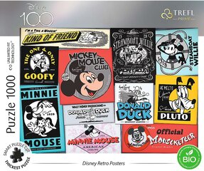 Pusle Trefl Prime Disney Retro plakatid UFT 1000 hind ja info | Pusled | kaup24.ee