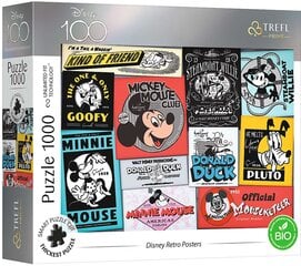 Pusle Trefl Prime Disney Retro plakatid UFT 1000 цена и информация | Пазлы | kaup24.ee