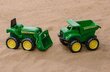 Traktori ja kallurauto komplekt John Deere цена и информация | Poiste mänguasjad | kaup24.ee