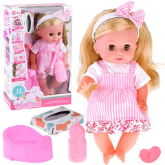 Interaktiivne beebinukk koos tarvikute ja heliefektidega, roosa hind ja info | Tüdrukute mänguasjad | kaup24.ee