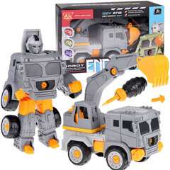 Transformer mänguasi 2in1, hall hind ja info | Klotsid ja konstruktorid | kaup24.ee