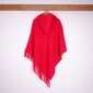 Unisex villane sall - poncho, punane hind ja info | Naiste kampsunid | kaup24.ee