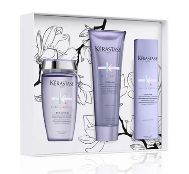 Kerastase Blond Absolu Spring Trio: šampoon, 250 ml + palsam, 250 ml + seerum, 150 ml hind ja info | Šampoonid | kaup24.ee