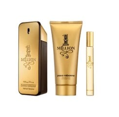 Kosmeetikakomplekt Paco Rabanne 1 Million meestele: tualettvesi EDT, 100 ml + dušigeel, 100 ml + tualettvesi EDT, 10 ml цена и информация | Масла, гели для душа | kaup24.ee