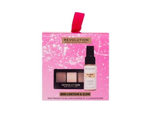 Kosmeetikakomplekt Makeup Revolution London: meigifiksaator, 30 ml + universaalne puuder, 3x1,05 g цена и информация | Пудры, базы под макияж | kaup24.ee