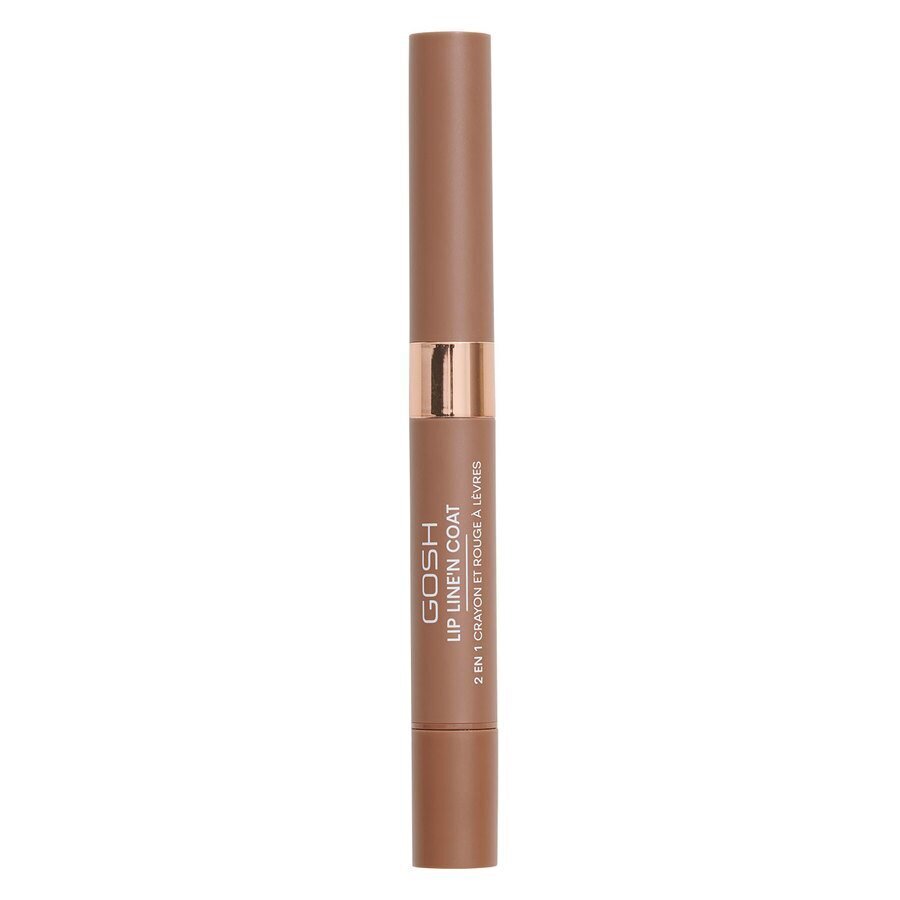 Huulepliiats Gosh Lip Line'n Coat, 004 Caramel Toffee, 2,9 g цена и информация | Huulepulgad, -läiked, -palsamid, vaseliin | kaup24.ee