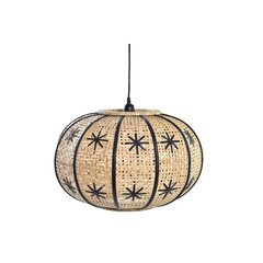 Потолочный светильник DKD Home Decor Натуральный Чёрный 50 W (50 x 50 x 31 cm) цена и информация | Люстры | kaup24.ee