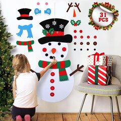 Рождественский снеговик - сделай сам DIY с аксессуарами цена и информация | Развивающие игрушки и игры | kaup24.ee