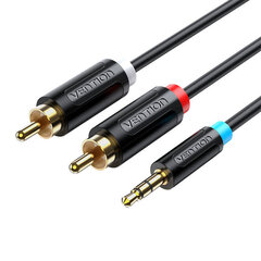 Vention BCLBI, 3.5mm Male to 2x Male RCA, 3m hind ja info | Kaablid ja juhtmed | kaup24.ee