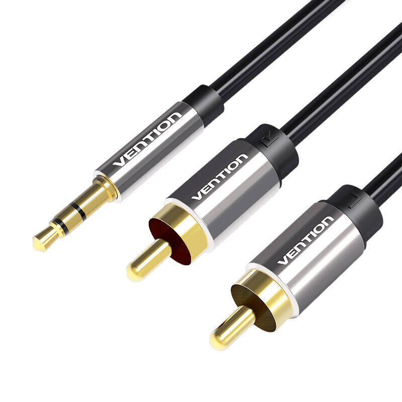 Vention BCFBI, 3.5mm Male to 2x RCA Male, 3m цена и информация | Kaablid ja juhtmed | kaup24.ee