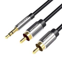 Vention BCFBI, 3.5mm Male to 2x RCA Male, 3m цена и информация | Кабели и провода | kaup24.ee