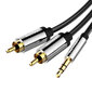 Vention BCFBI, 3.5mm Male to 2x RCA Male, 3m hind ja info | Kaablid ja juhtmed | kaup24.ee