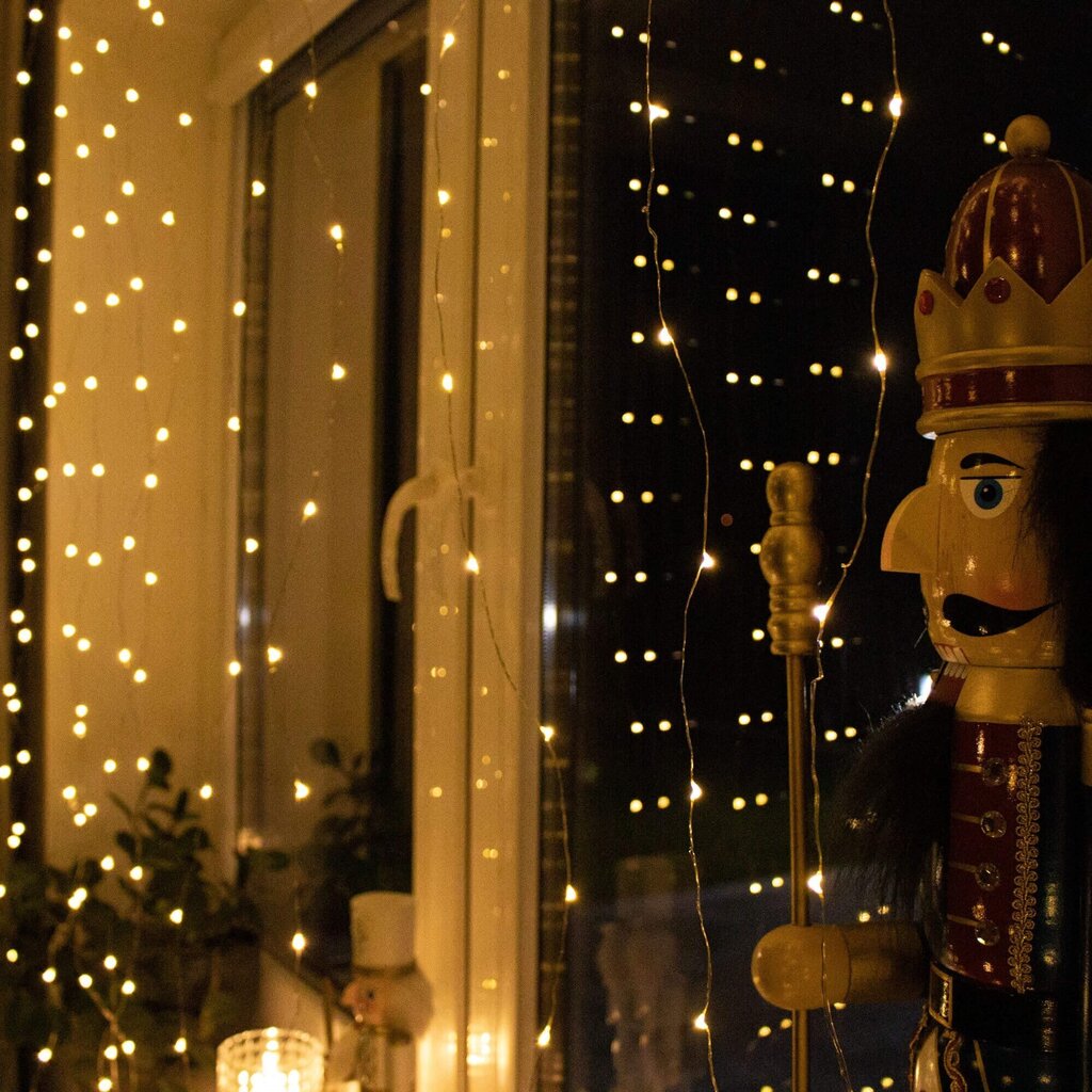 Jõulutulede valguskett 300 LED, 3x3 m hind ja info | Jõulutuled | kaup24.ee