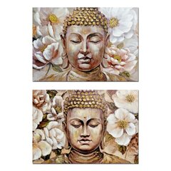 Maal DKD Home Decor Buddha (2 tk) (100 x 3 x 70 cm) цена и информация | Картины, живопись | kaup24.ee
