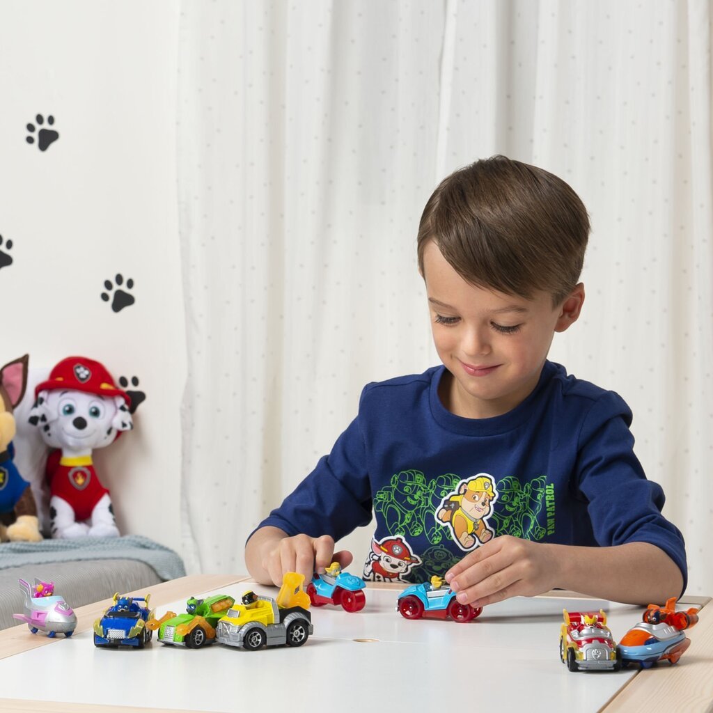 Paw Patrol Mighty Pups sõidukikomplekt, 8tk цена и информация | Poiste mänguasjad | kaup24.ee