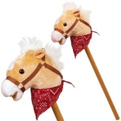 Hobune puust galopeeriva Hobby Horse posti peal koos möirgava heliga цена и информация | Развивающие игрушки | kaup24.ee