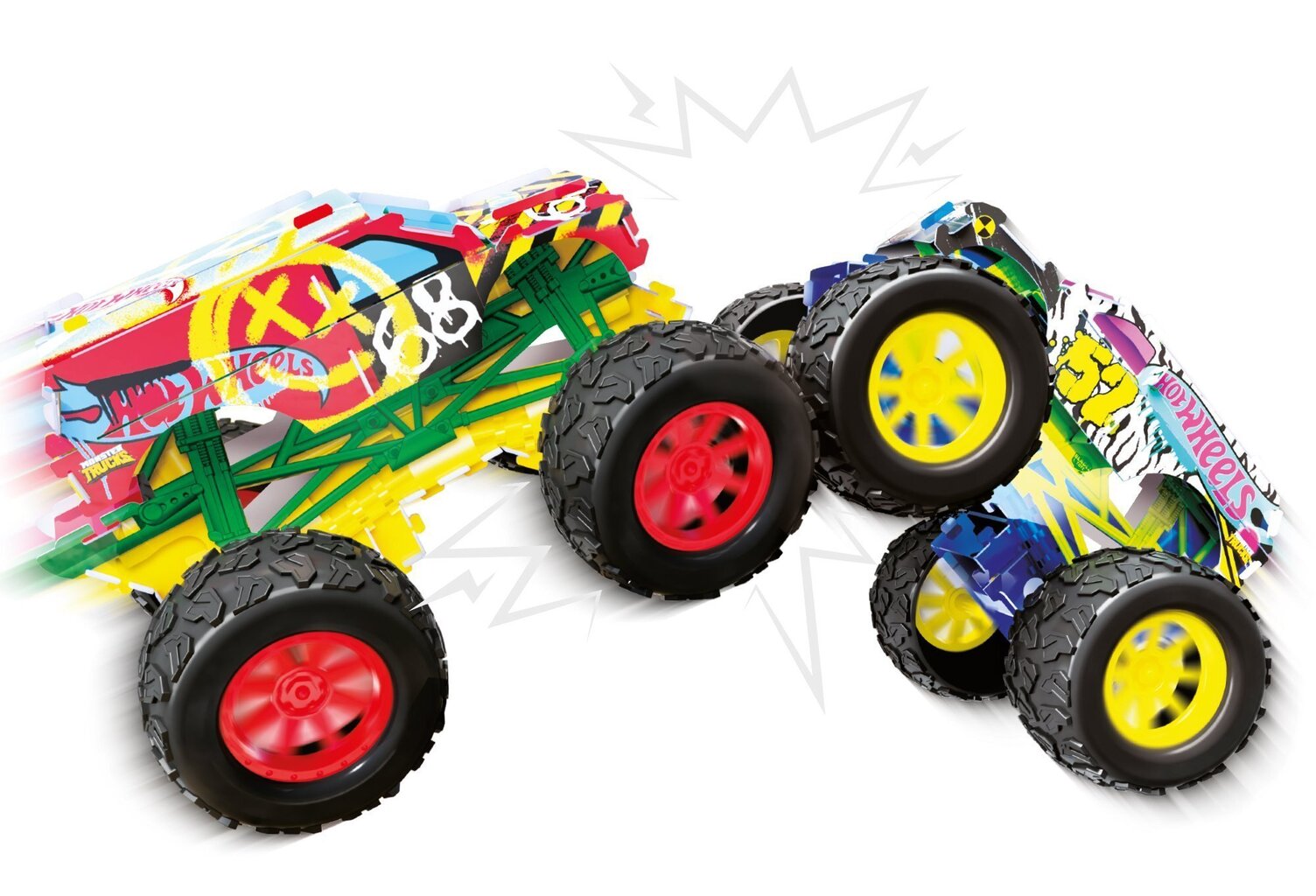 Maker Kitz Bladez Hot Wheels Monster Truck kokkupandav цена и информация | Klotsid ja konstruktorid | kaup24.ee