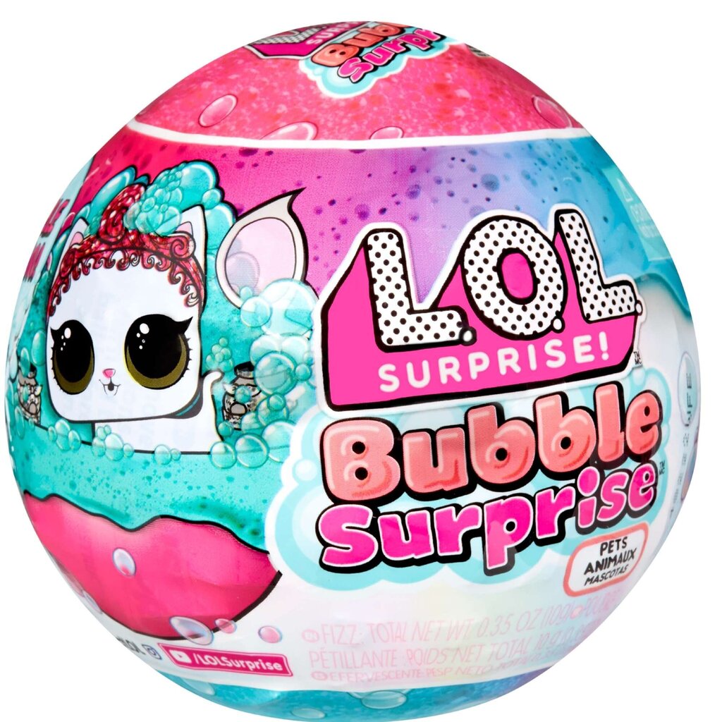 Lemmikloomad L.O.L. Surprise Ball Bubble hind ja info | Tüdrukute mänguasjad | kaup24.ee