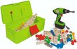 Puitklotside komplekt kohvris Eichhorn kruvikeeraja 70 elementi hind ja info | Poiste mänguasjad | kaup24.ee