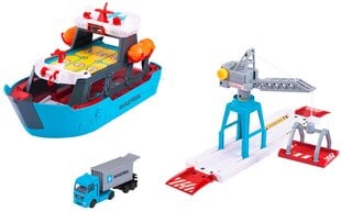 Logistikasadama komplekt koos kaubalaevaga Maersk Konteinerilaev цена и информация | Игрушки для мальчиков | kaup24.ee