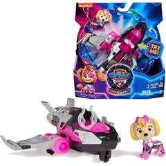 Figuurikomplekt Paw Patrol Skye roosa reaktiivsõiduk helivalgusega цена и информация | Игрушки для мальчиков | kaup24.ee