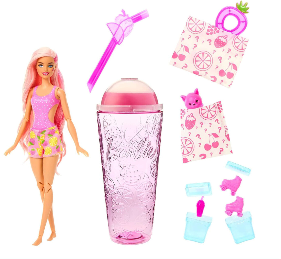 Nukukomplekt maasika-sidruniga Barbie Pop Reveal puuviljasarja hind ja info | Tüdrukute mänguasjad | kaup24.ee