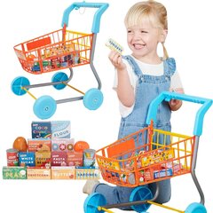 Komplektas Pirkinių krepšelis su pirkiniais vaikams spalvingas Supermarket Casdon цена и информация | Игрушки для девочек | kaup24.ee