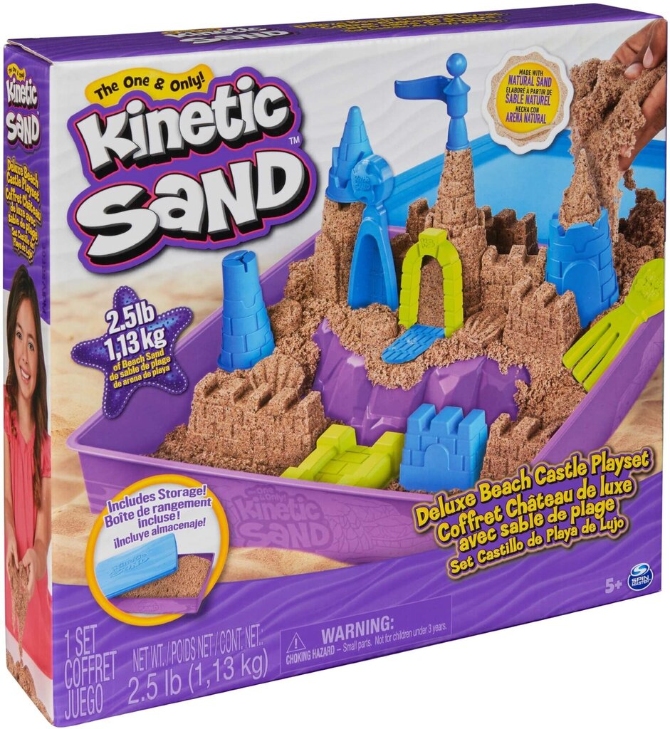 Rannalinnuse komplekt Kinetic Sand vormid salv ja tarvikud hind ja info | Kunstitarbed, voolimise tarvikud | kaup24.ee