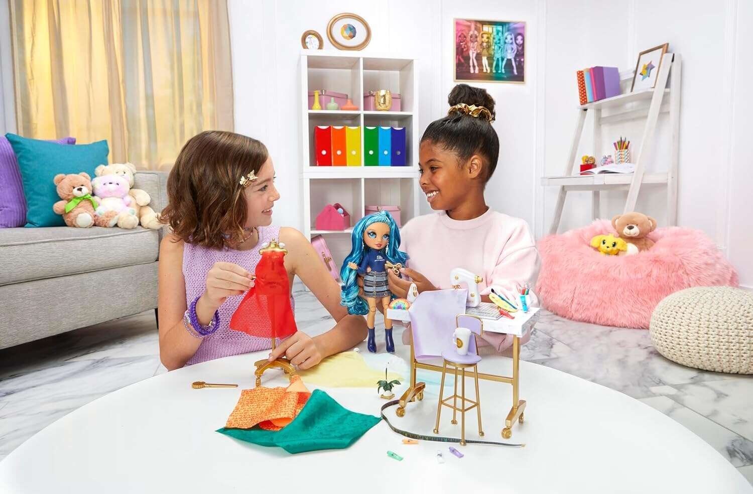 Komplekt Rainbow High suur moestuudio Dream & Design nukk + aksessuaarid hind ja info | Tüdrukute mänguasjad | kaup24.ee