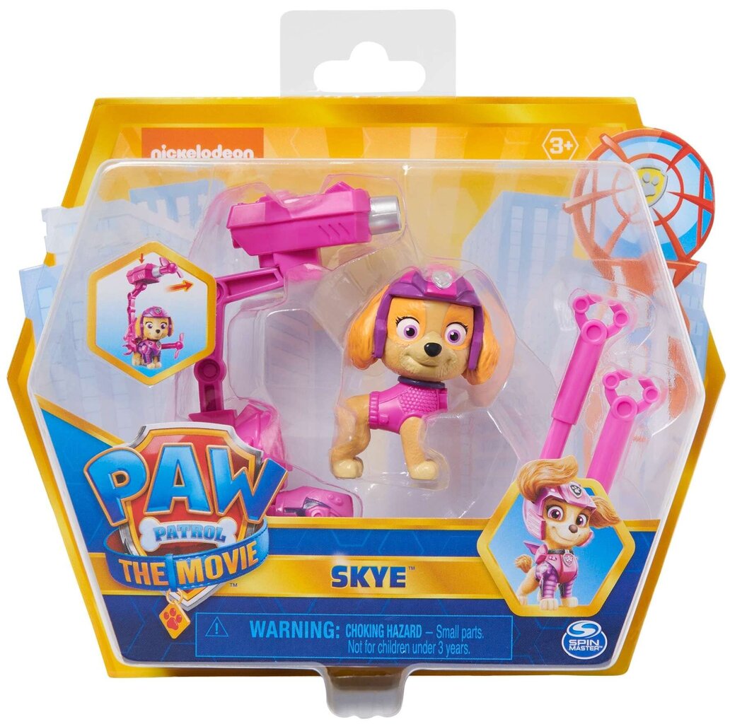 Skye figuur Paw Patrol koos kanderaketiga цена и информация | Tüdrukute mänguasjad | kaup24.ee