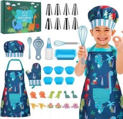 Детский кухонный набор Gemeer,  в наборе 35 предметов цена и информация | Развивающие игрушки | kaup24.ee