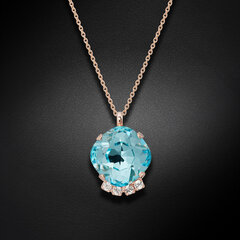 Кулон Diamond Sky "Крит (Aqua Bohemica)" с кристаллами Preciosa™ DS01K617 цена и информация | Украшения на шею | kaup24.ee