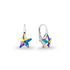 Серьги Diamond Sky "Звездопад (Aurora Borealis)" с кристаллами Swarovski™ DS02A634 цена и информация | Серьги | kaup24.ee