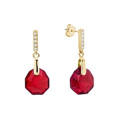 Серьги Diamond Sky "Калатея (Scarlet)" с кристаллами Swarovski™ DS02A626 цена и информация | Серьги | kaup24.ee