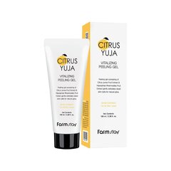 Очищающая пенка для умывания с экстрактом юдзу FarmStay Citrus Yuja Vitalizing Foam Cleansing, 100 мл цена и информация | Аппараты для ухода за лицом | kaup24.ee