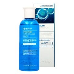 Kollageenitoonik kuiva naha niisutamiseks FarmStay Collagen Water Full Moist Toner, 200 ml hind ja info | Näopuhastusvahendid | kaup24.ee