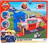 Tuletõrjejaam ja politseiprefektuur 2in1 Fireman Sam + Jupiteri sõiduk цена и информация | Poiste mänguasjad | kaup24.ee