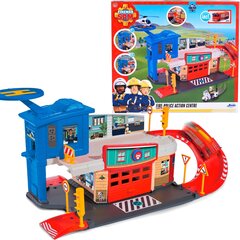 Гараж пожарной и полиции 2в1 Jada Toys Fireman Sam (Пожарный Сэм) цена и информация | Игрушки для мальчиков | kaup24.ee