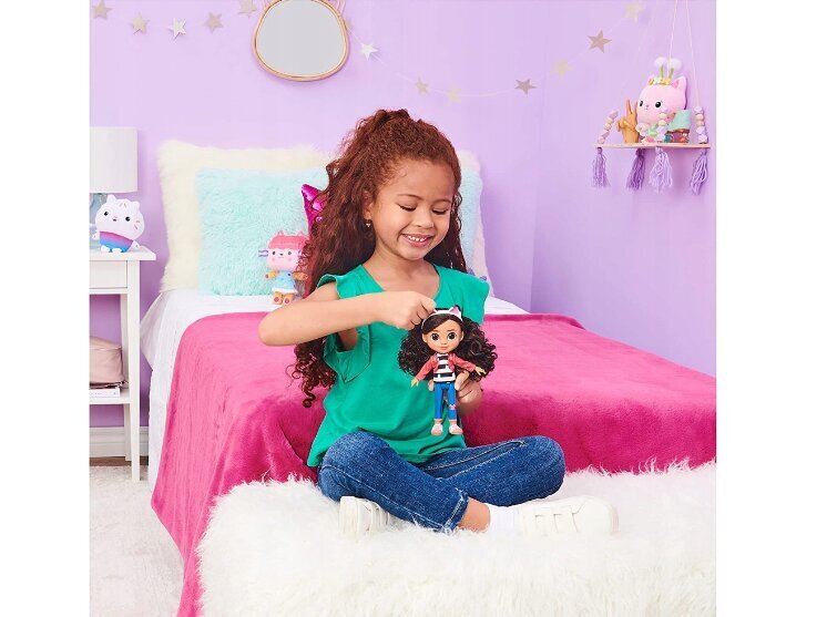 Gabby's Dollhouse nukk ja kingipadi Cat, 50 cm hind ja info | Tüdrukute mänguasjad | kaup24.ee