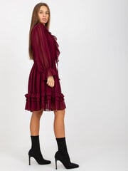 Женское мини-платье Boho Och Bella бордового цвета цена и информация | Платье | kaup24.ee