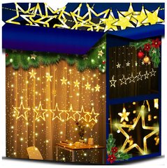 LED tähtede jõulutuled, 120 LEDi, 2,2 m цена и информация | Гирлянды | kaup24.ee