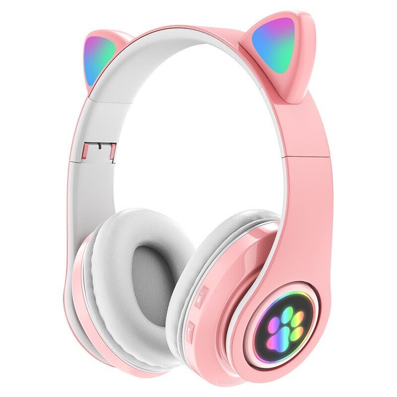 Juhtmevabad kõrvaklapid lastele, RGB-ga hind ja info | Kõrvaklapid | kaup24.ee
