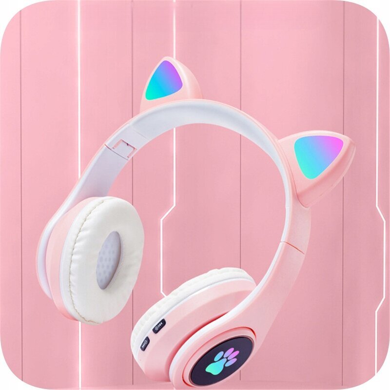 Juhtmevabad kõrvaklapid lastele, RGB-ga цена и информация | Kõrvaklapid | kaup24.ee