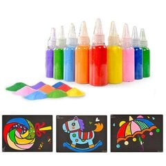 Мега набор для рисования песком 18 цветов+27 карточек цена и информация | Развивающие игрушки | kaup24.ee
