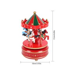 Музыкальная шкатулка-игрушка «Рождественский подарок», 20 см цена и информация | Рождественские украшения | kaup24.ee