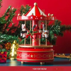 Музыкальная шкатулка-игрушка «Рождественский подарок», 20 см цена и информация | Рождественские украшения | kaup24.ee