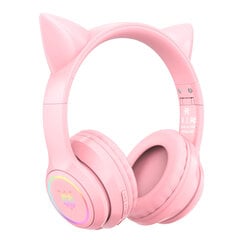 Juhtmevabad kõrvaklapid onikuma b90 roosa цена и информация | Наушники | kaup24.ee