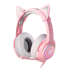 Onikuma K9 Pink RGB hind ja info | Kõrvaklapid | kaup24.ee